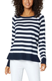 Raglan Sweater with Side Slits
