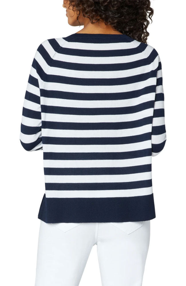 Raglan Sweater with Side Slits