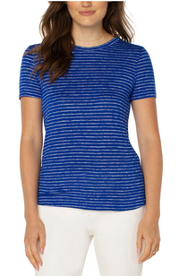 Slim Fit Crew Neck Knit Tee