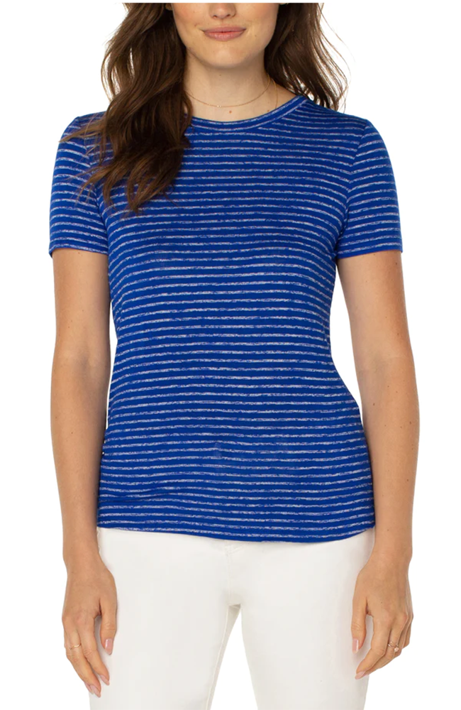 Slim Fit Crew Neck Knit Tee