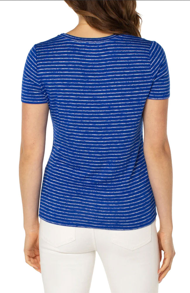 Slim Fit Crew Neck Knit Tee