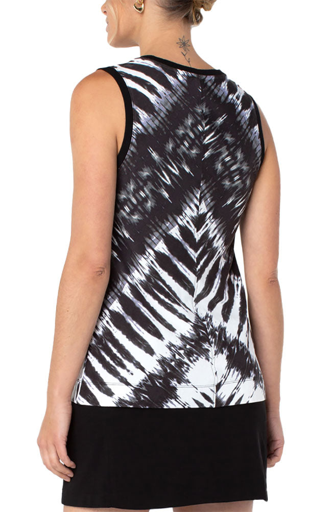 SL Knit Top Miter Back