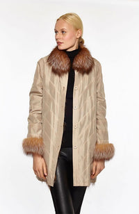 Chevron Reversible Cuffed Jacket