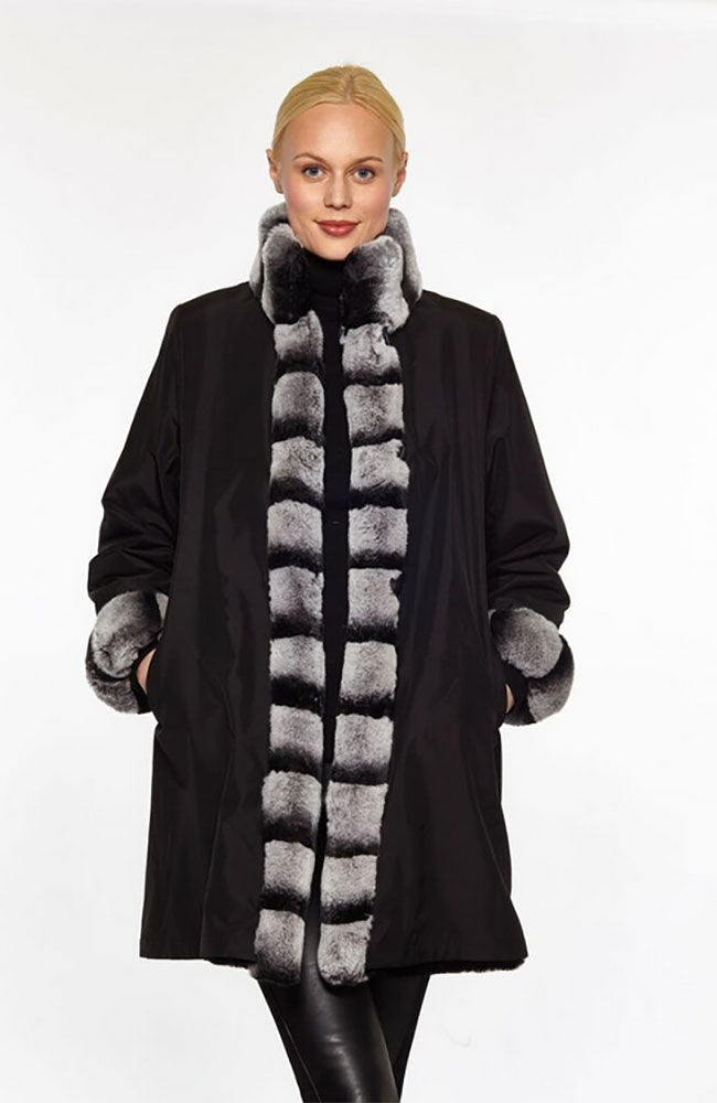 Silk Rex Lined Coat
