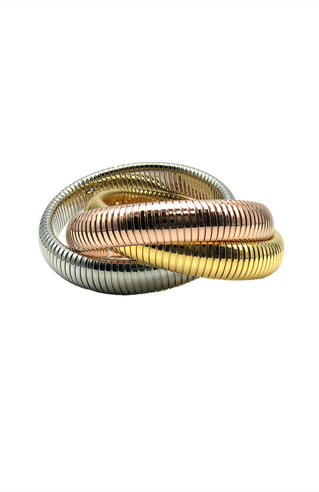 Triple Silver Rose Gold Gold Cobra 9/16"