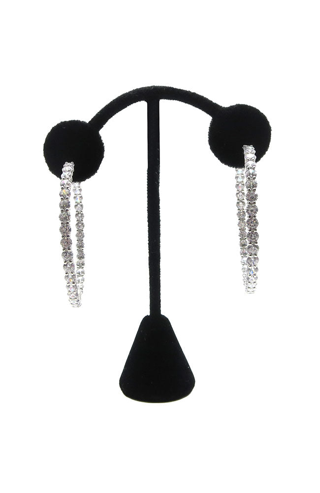 Sil. Sparkling Hoops