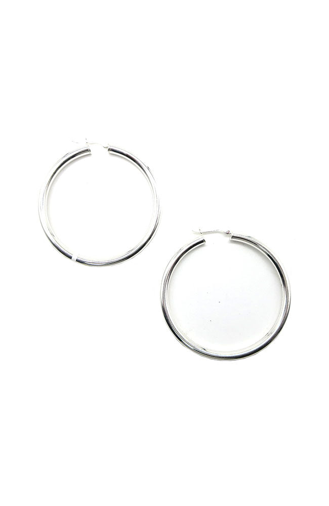 Sil. Chunky Hoops Lg.