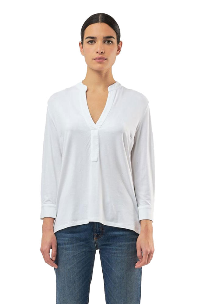 Soft Touch 3/4 Sleeve Henley