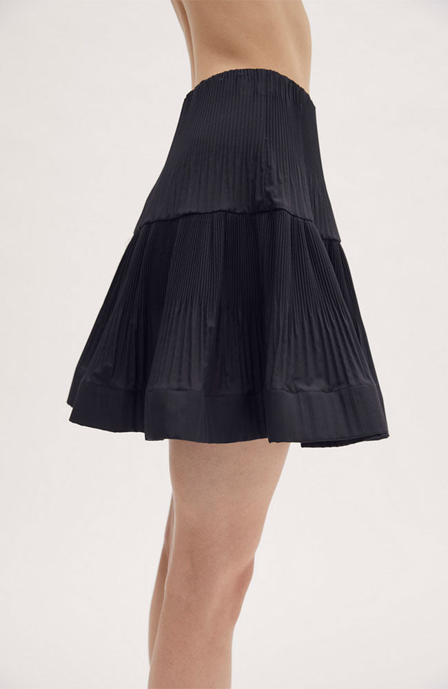 Plisse Flippy Skirt