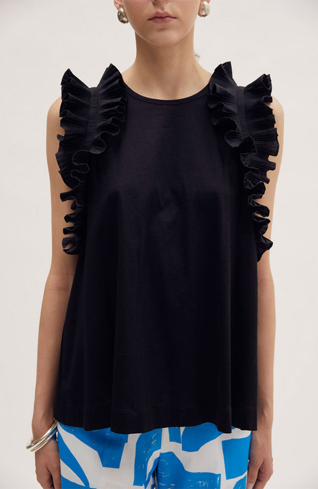 Ruffle ShoulderTop