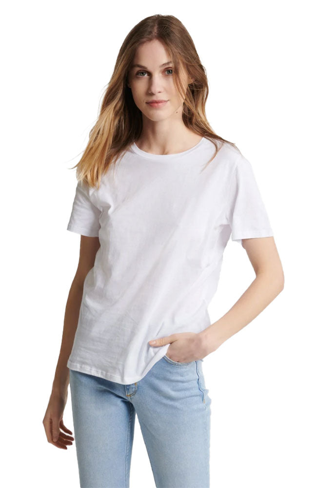 Cotton Silk Touch Short Sleeve Crewneck