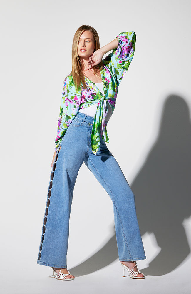 HW Stove Pipe Braid Pocket Jean