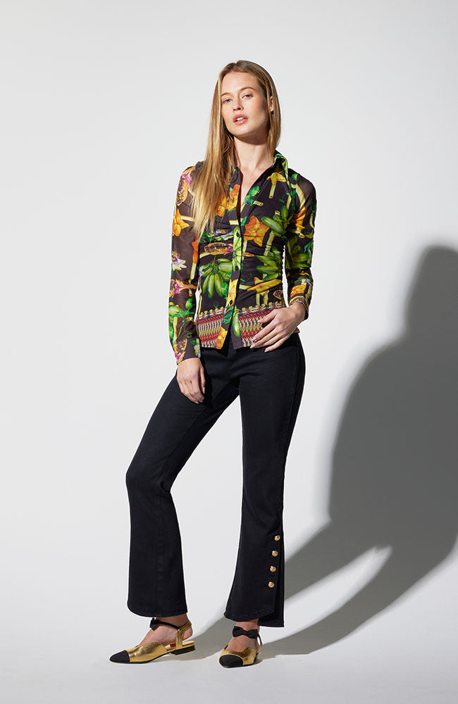 Bamboo Floral Blouse