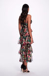 Tiered Skirt Tea Length Dress