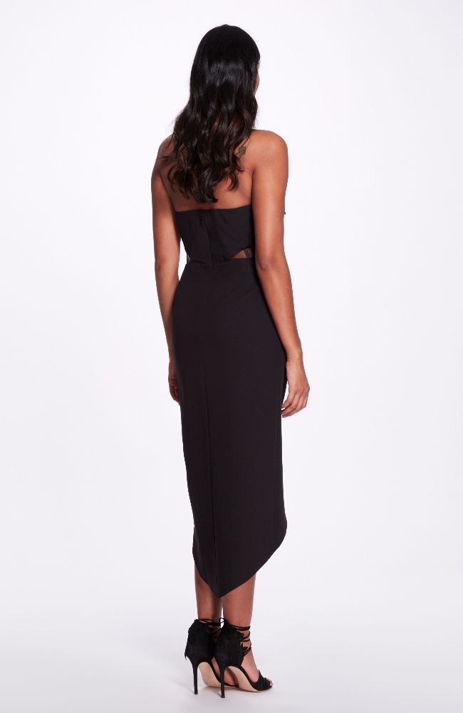 Strapless Cut Out Mini Dress