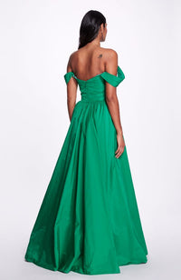 Off Shoulder Full Skirt Gown