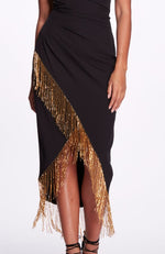Strapless Wrap Cocktail Dress