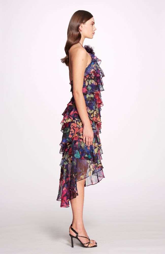 Aquarelle Midi Dress