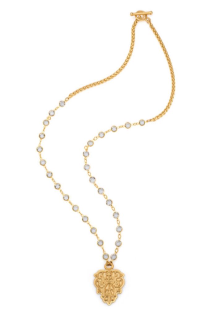 28" French Filigree Pendant