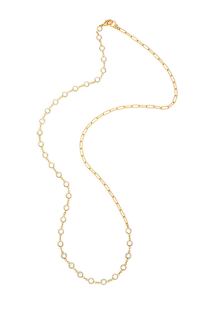 35" Austrian Crystal & Nantes Chains
