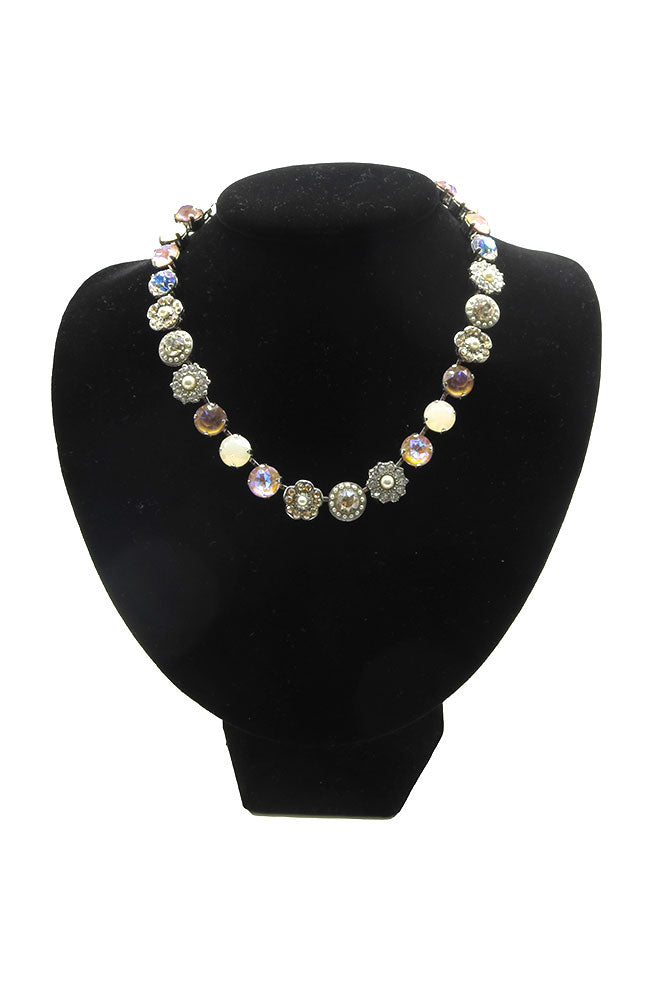 Neutral Peach Stone Necklace