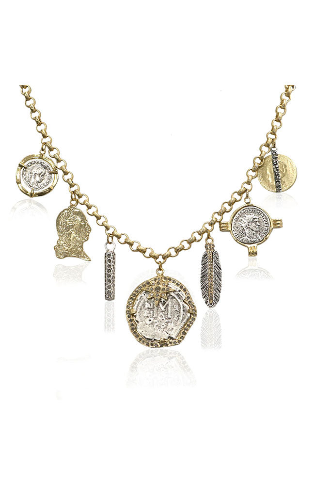 Gold Allure Charm Necklace