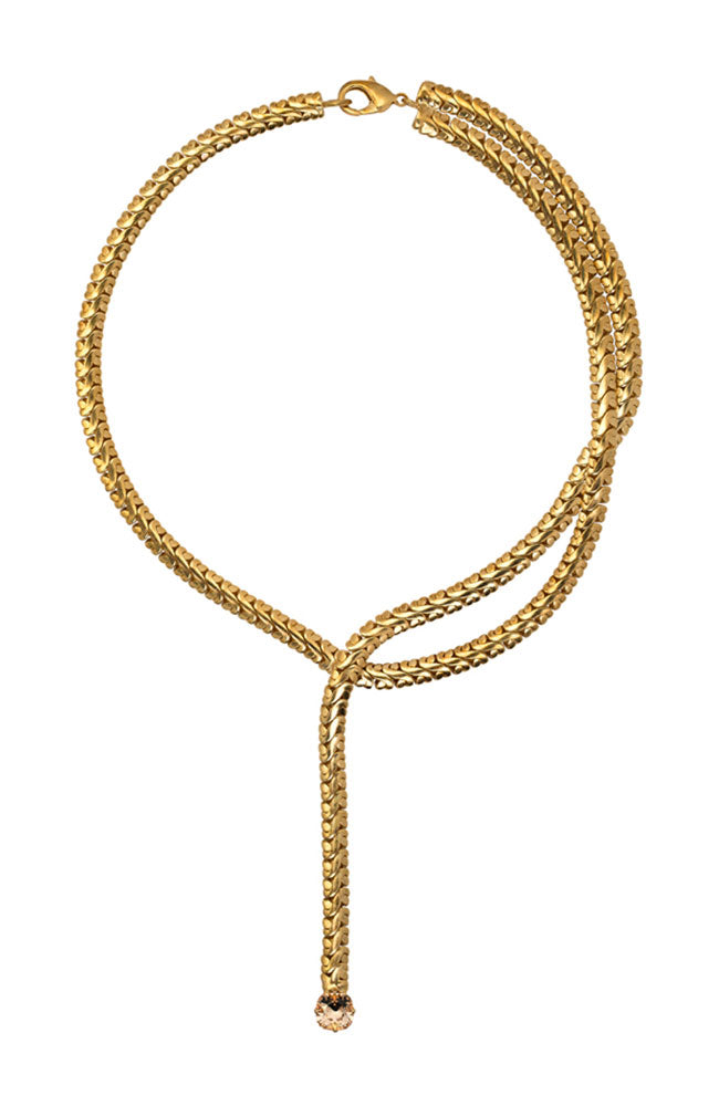 Gold Snake Necklace