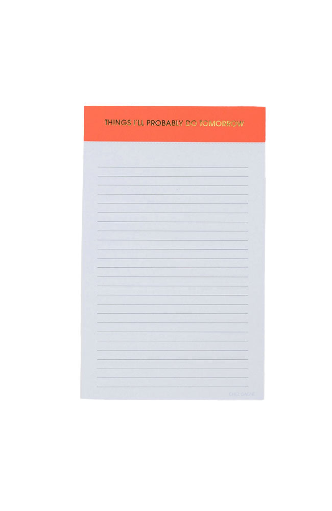 Things I'll Do Notepad