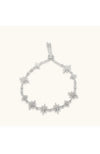 Olivia 10 Stars Bolo Bracelet Platinum
