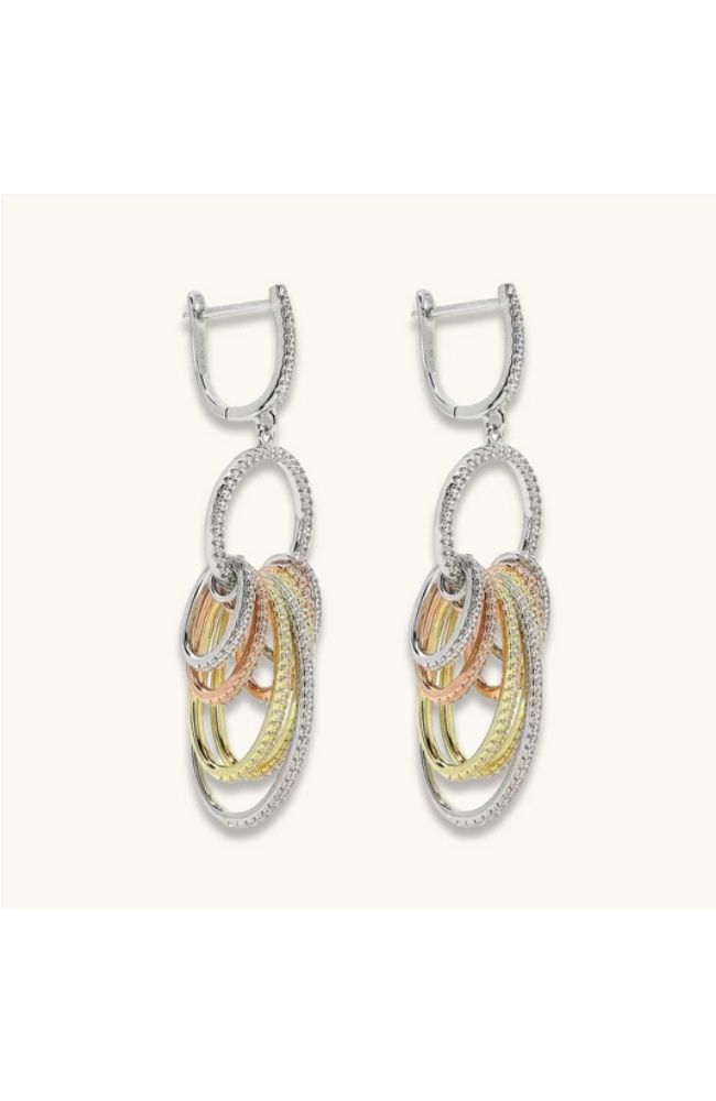 Olivia 40 Earrings Diamond White