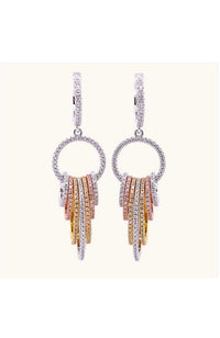 Olivia 40 Earrings Diamond White