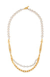 25" Pearls with Swarovski Pointu Pendant