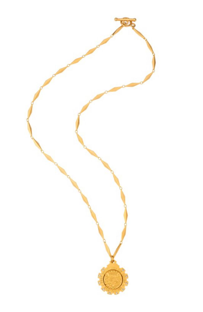 28" Diamont Chain with Gustave Medallion