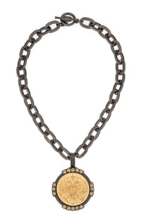 17" Lourdes Chain Canard Medallion
