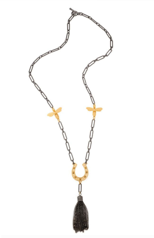 30" Versailles Chain Horseshoe Pendant