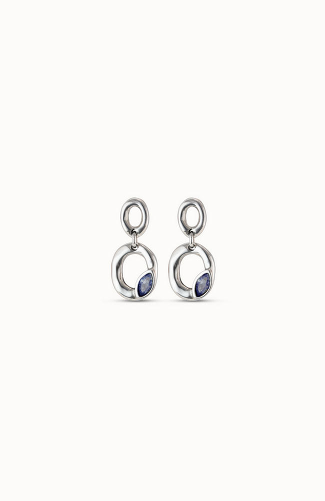 Together Azure Silver Earrings