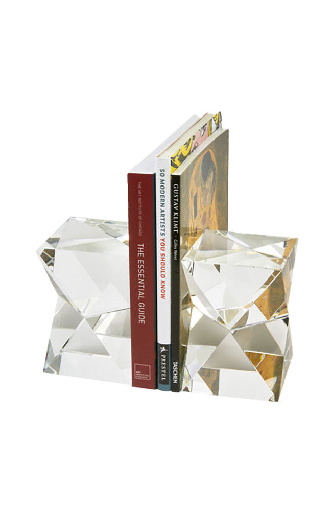 Rectangle Crystal Bookends