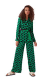 Clyde Jumpsuit Abstract Dot