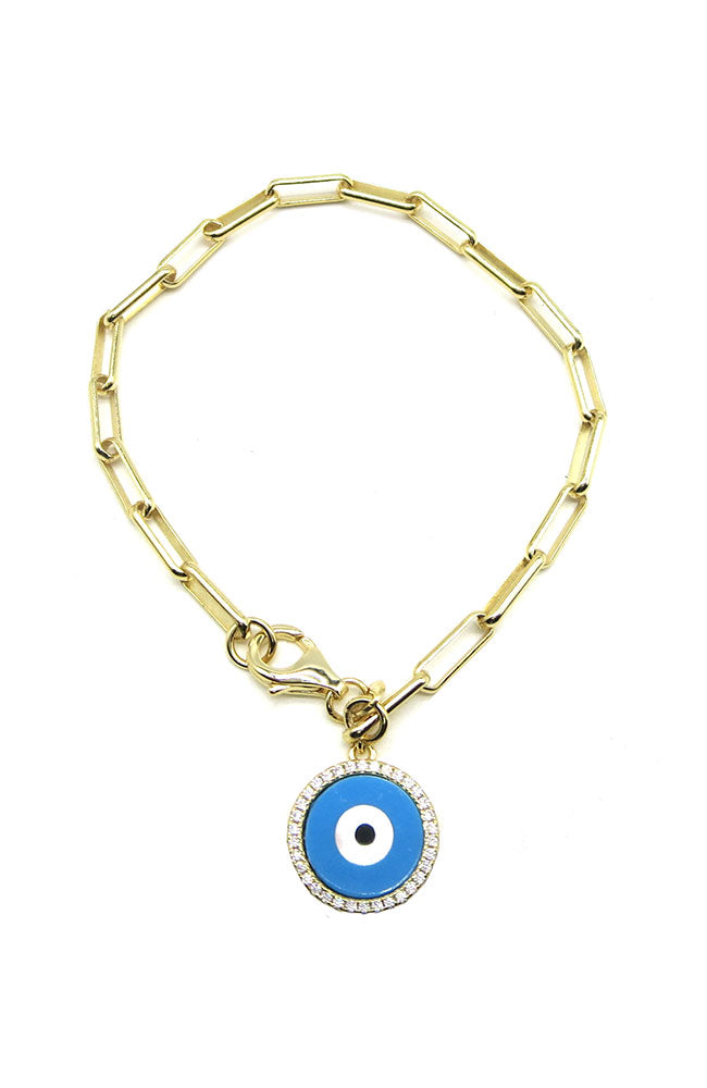 PPC Turq Circle Bracelet