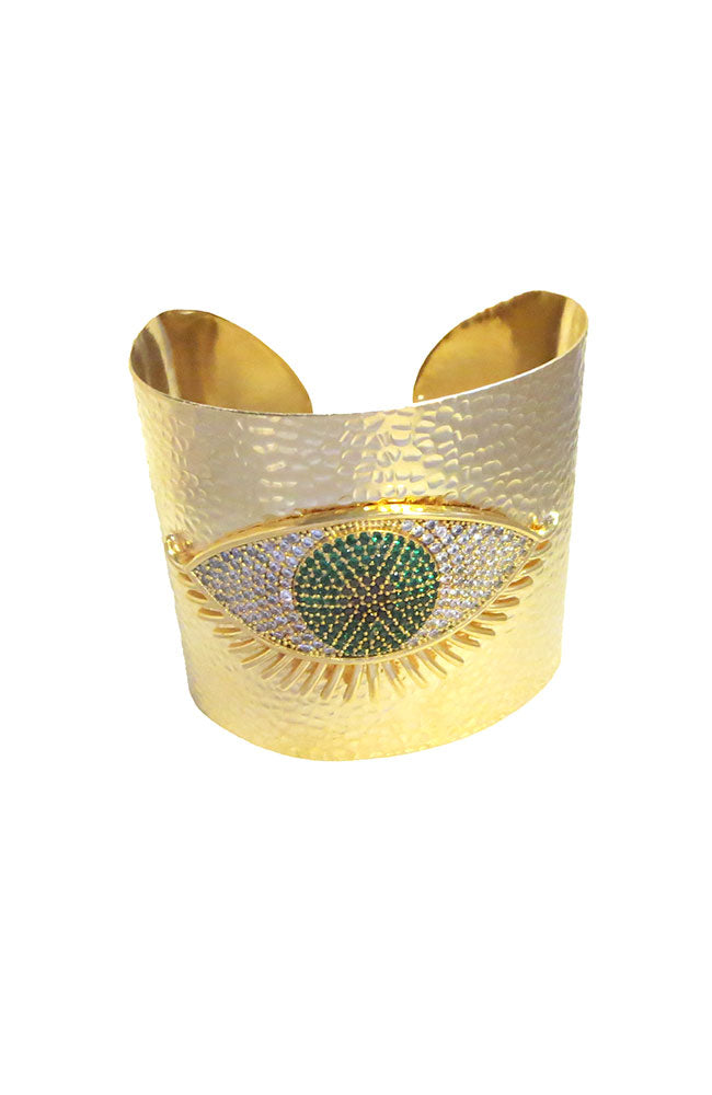 Hammerd Cuff Green Pave EE
