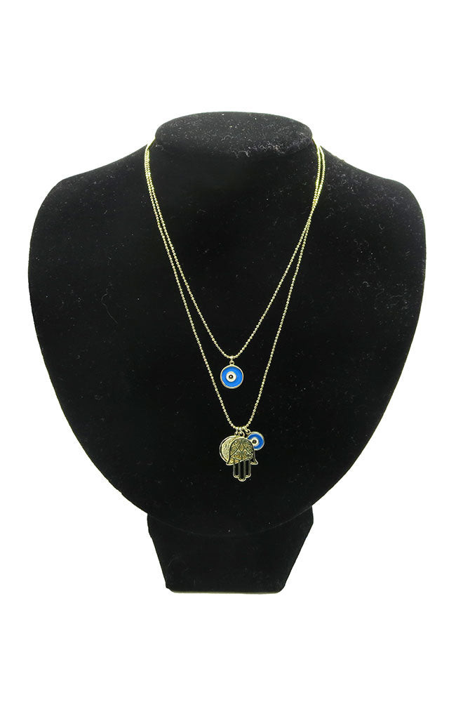 Double Strand Charm EE Necklace