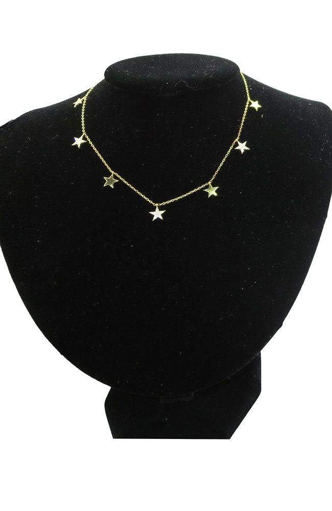 Gold Stars Necklace
