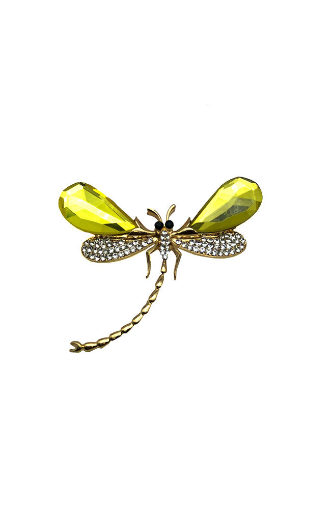 Yellow Dragonfly Pin