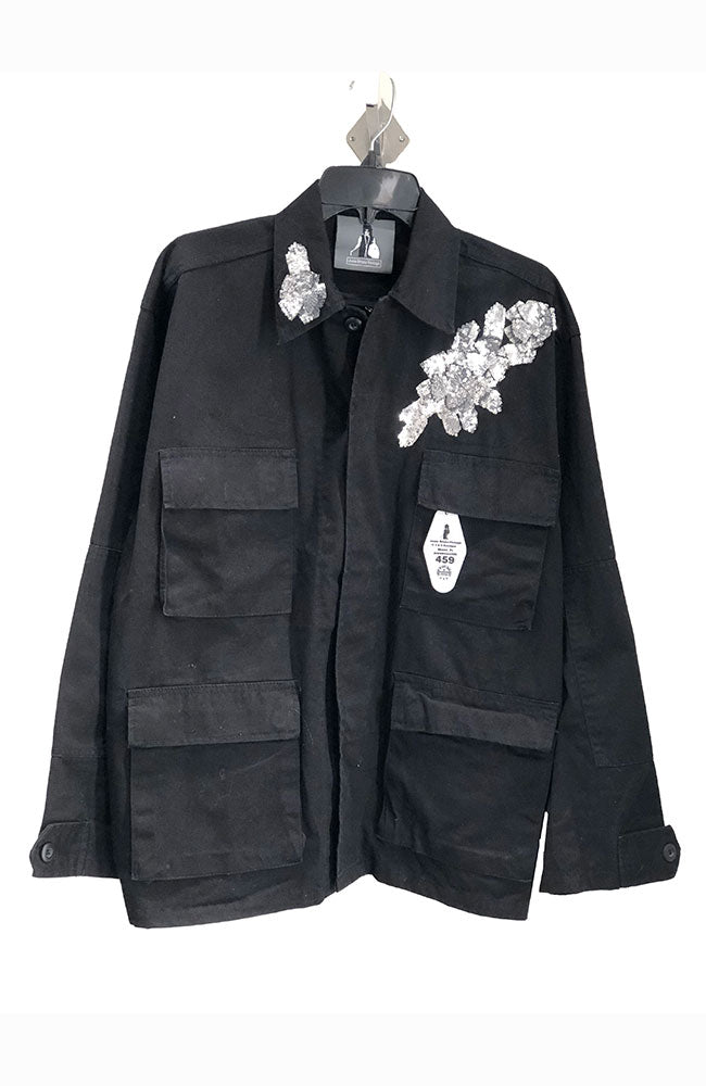 S04 Silver Black Spider,Black Jacket, FL, #17