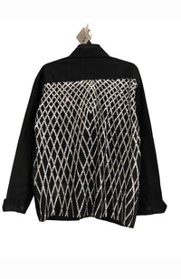 S04 Silver Black Spider,Black Jacket, FL, #17