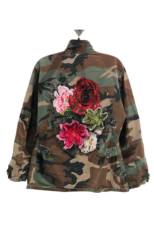 Camo Jacket Applique Back