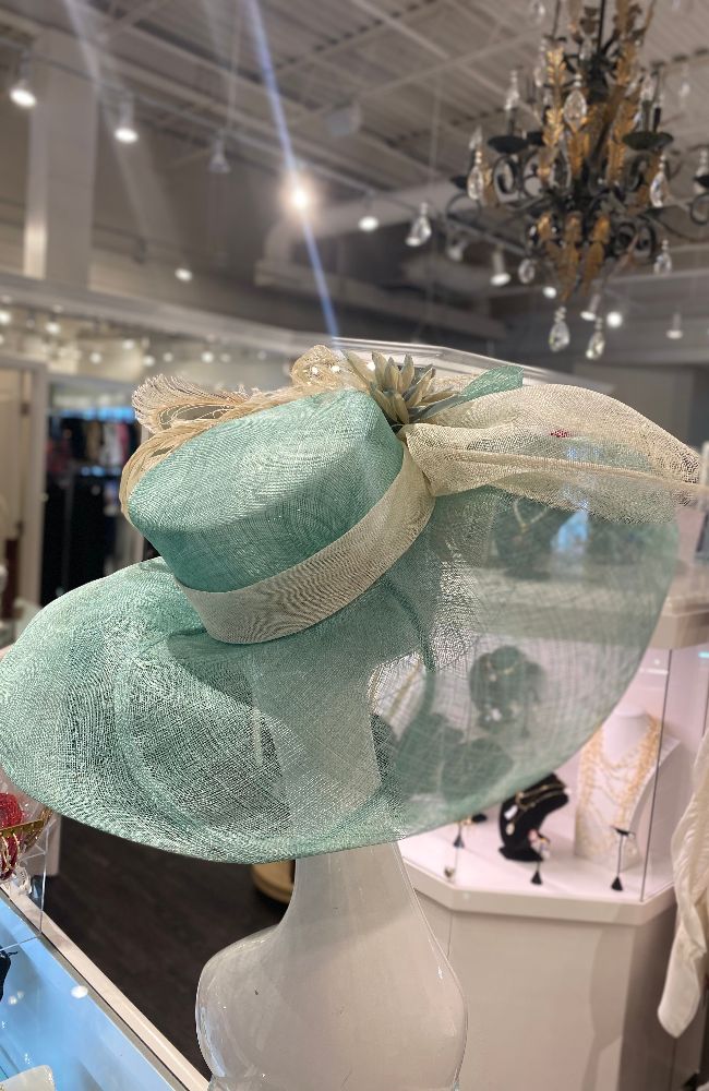 Seafoam Beige Accents Hat