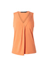 Sleeveless Top Pleat Detail