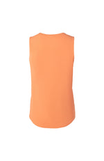 Sleeveless Top Pleat Detail