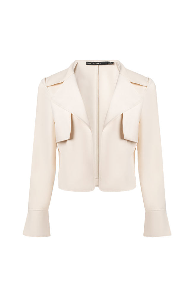 Crop Jacket with Storm Flap